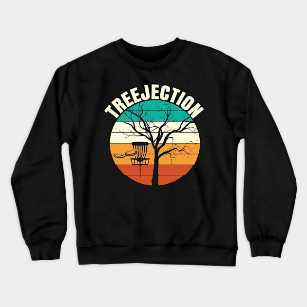 TreeJection Crewneck Sweatshirt by Striking Metal Disc Golf